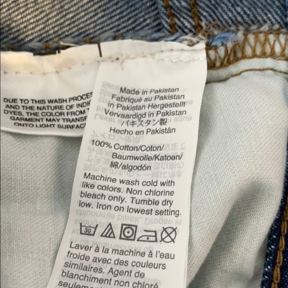 NEW Madewell Denim Cut-out A-line Skirt 28/US 6 - Picture 8 of 9